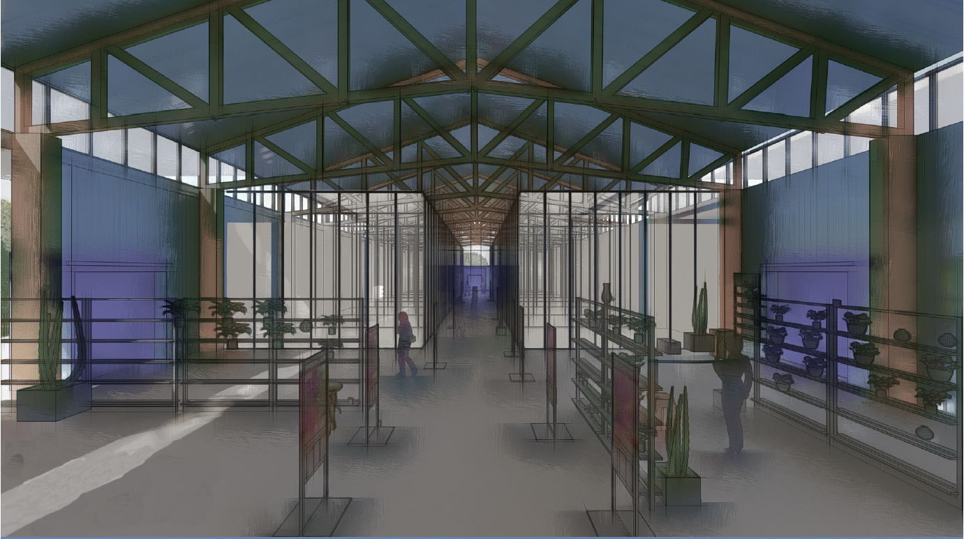 spim mercato dei fiori render interno